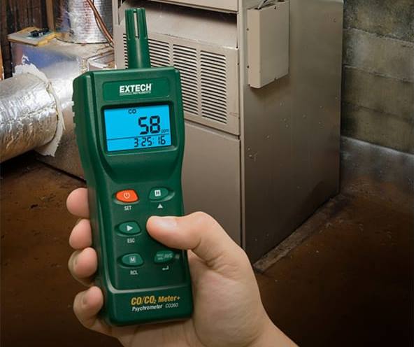 מודד איכות אוויר EXTECH INSTRUMENTS CO2 AIR QUALITY METER C260